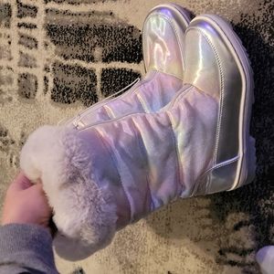 New Girls justice boots 4/6m